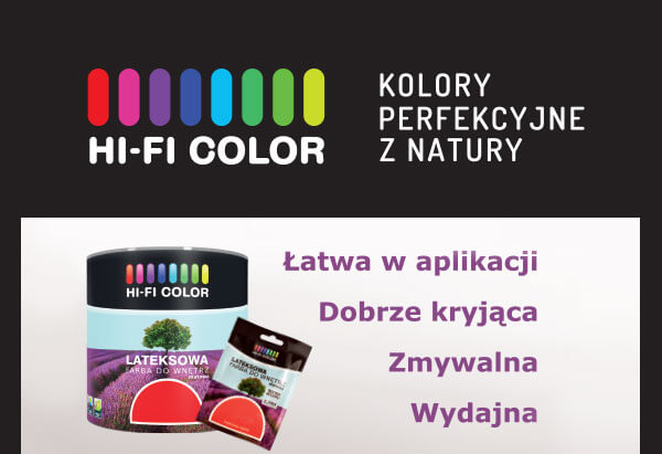 Farby lateksowe do wnętrz Farby HI-FI Color
